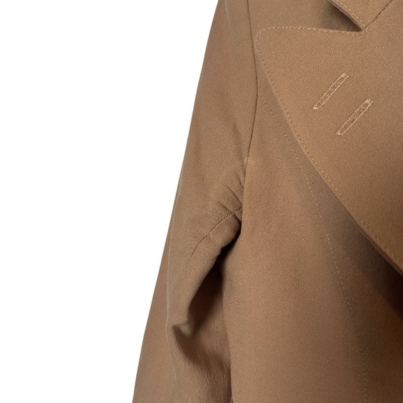 Smythe Classic Duchess Blazer in Camel Brown Wool Women’s 8 - Picture 9 of 9